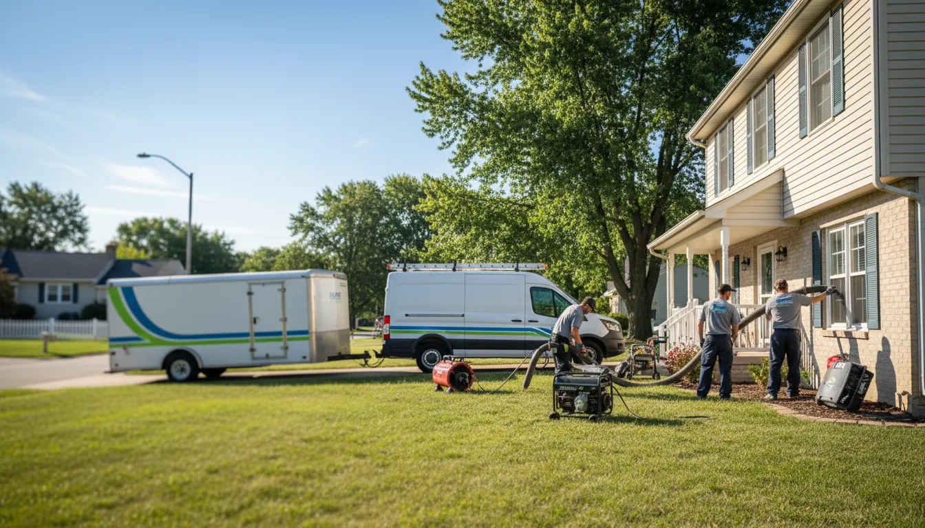 Flooded Basement Restoration And Cleanup With Repair in Beardsley, MN near me